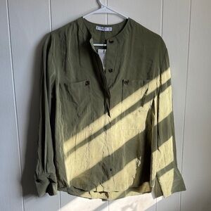 Mango Khaki Shirt